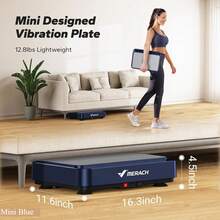 MERACH Vibration Plate Exercise Machine, Whole Body Workout Fitness Platform With Motor Speed Control, Adjustable Settings For Home Training And Shaping - Xem 9
