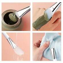 Professional Silicone Facial Mask Brush Cream Mixing Silicone Brush Makeup Brush Face Skin Care Tool