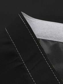 1pc, 100% Blackout Curtain, Easy Installation Self-Adhesive Blackout Curtain, No Drilling Needed, Simple And Easy To Install, Self-Adhesive Portable Curtain, Sunblock, Heat Insulation, Darkening, Suitable For Windows, Doors, Bedroom, Living Room, Basement, Kitchen, Small Windows, Summer Use - Black - View 7