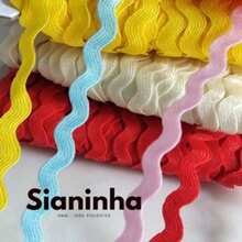 Sianinha 100% Poliester - 5mm - 5 Metros - Rosa Bebê - Visão 2