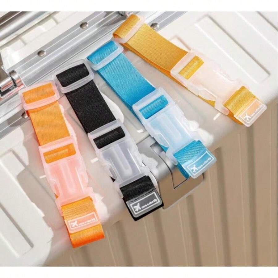 1Pc Suitcase Buckle Hook Rope Portable And Firm Packing Belt Luggage Fixing Lanyard Random Color
