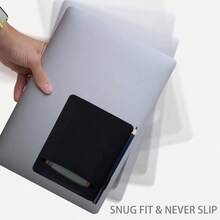 Portable Hard Drive Sleeve For Laptop, Adhesive Pouch For Laptop, Compatible With External Portable SSD, USB Cable Battery Pack, Wireless Mouse, Cables, Earphones(Black) - Hồng - Xem 4