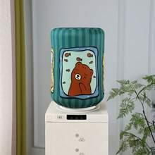 1 pieza Cubierta de tela elástica para dispensador de agua de 5 galones, cubierta universal para contenedor de agua de 18.9L