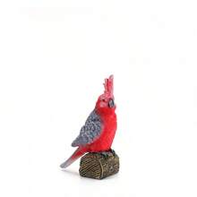 1pc Popular Solid Static Bird Model, Parrot Figurine Ornament