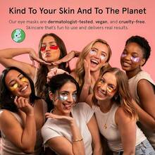 Grace & Stella Caffeine Under Eye Patches - Awakening Eye Patches For Puffy Eyes And Dark Circles - Under Eye Mask Patches With Niacinamide & Hyaluronic Acid - Vegan, Cruelty-(Bronze, 24 Pairs) - 6種顏色(18雙) - 查看 9