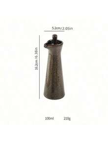 1pc 120ml Kiln-Fired Ceramic Seasoning Bottle, Japanese-Style Ceramic Oil Pot, Soy Sauce Bottle, Vinegar Bottle, Olive Oil Bottle, Creative Condiment Bottle, Kitchen Supplies - Multicolor - View 11