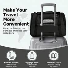 Secure Zipper Anti-Escape Pet Carrier Backpack | Spacious Ventilated Foldable Cat/Dog Travel Bag | Car & Airline Approved Collapsible Cage With Breathable Design - màu đen - Xem 5