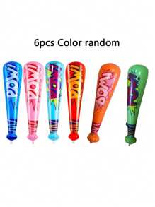 充气卡通棒球棒 - 持久派对乐趣，适合体育赛事、生日、游泳池、派对用品