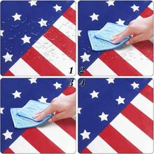 4th Of July Decorations Patriotic Tablecloth 2 Pack 54 X 108 Disposable American Flag Plastic Tablecloth Party Table Cloth For Independence Day Accessories - 美國國旗 - 查看 4