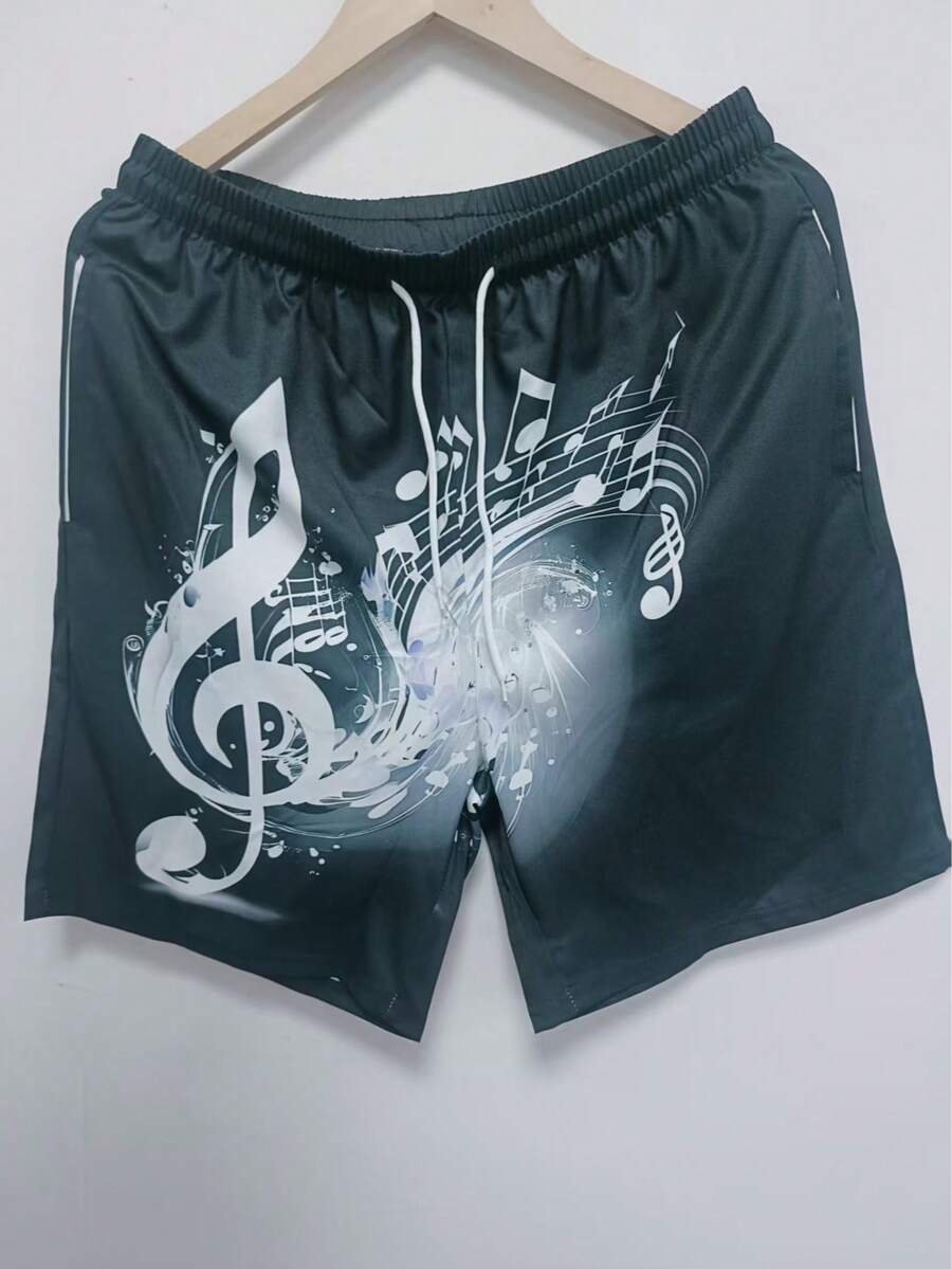 Men's 3D Hawaiian Beach Shorts For Summer - Multicolor - View 1