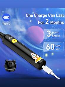 PHILIPS Customized K5 Electric Toothbrush 4 Sets Of Brush Head 1 Dust Cap Carton Packaging 1 Charging Line 4 Stickers - 彩色 - 查看 3