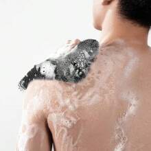 1pc African Net Loofah, Unisex Long Lasting Exfoliating Bath Sponge, Can Be Stretched Up To 66 Inches, For Body Scrubbing, Smoothing Skin