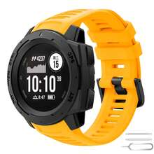 Compatible With Garmin Instinct Watch Bands, 22mm Soft Silicone Strap Sport Wristband Replacement Compatible With Garmin Instinct 2 Watch Band/Instinct Esports/Solar/Tactical - Instinct 1/2 - View 16