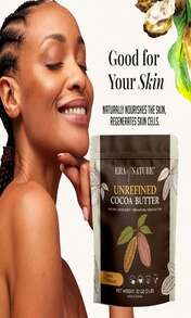 Era Of Nature Organic Unrefined Raw African Ivory White Shea Butter 16oz - Moisturizing Raw Shea Butter Bar For Skin &Amp; Hair, DIY Lip Balm Base, Cream, Soap &Amp; Lotion Making Supplies Kit, Skincare - Cocoa Butter - 查看 3