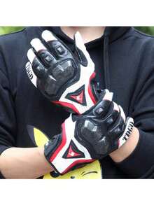 GP-PRO Motorcycle Gloves Men Genuine Leather Racing Moto Gloves Wear-Resistant Motorcross Gloves Breathable Moto Hard Knuckle Touchscreen Gloves - Multicolor - View 11