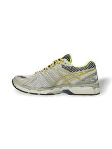 Asics Giày thể thao phong cách sống Bodega X Gel Kayano 20 dành cho nam lưới Off-White có đệm gel màu ngọc lục bảo và điểm nhấn màu xanh neon 1203A621-201 - Bạch đàn xanh - Xem 1