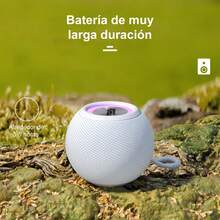 MOREKA Altavoz Bluetooth inalámbrico portátil, exquisito y compacto - Azul - Ver 8