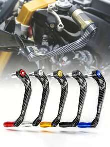 CNC Aluminum Motorcycle Handguards – Brake & Clutch Lever Protection, Carbon Fiber Texture Finish, Universal Fit For Off-Road Bikes, Scooters & Street Vehicles, Easy Installation, Durable Hand Protectors For Riders,Motorcycle Modification Protection Bar - Multicolor - View 9