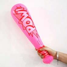 充气卡通棒球棒 - 持久派对乐趣，适合体育赛事、生日、游泳池、派对用品