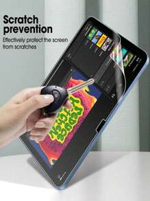 Heyreeg 1pc Matte Ceramic Film Screen Protector Compatible With IPad Mini/Air/Pro/7.9 Inch/8 Inch/9.7 Inch/10.2 Inch/10.5 Inch/10.9 Inch/11 Inch/12.9 Inch, Matte Finish Film, High Sensitivity, Anti Glare, Anti-Scratch, Bubble-Free, Compatible With Face ID And Apple Pencil, Pad Screen Protector