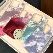 Funda de alta gama con diseño de glaciar. Compatible con phone 14/15, 11, 12, 12 Pro, 13, 13 Pro, 14, 14 Pro, 14 Plus y 15. 15 Pro, 15 Plus, 15 Pro, 16, 16 Pro, 16 Plus, 16 Pro - Rosa Pálido - Ver 3