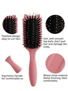 2025 卷发定型梳，湿发造型梳，打造完美卷发造型和蓬松度，适合所有发型，女士礼物