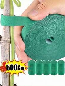 1Pc Dây Buộc Cây Bằng Nylon Tự Dính Màu Xanh Lá Cây Có Thể Điều Chỉnh Móc Vòng Hỗ Trợ Dây Buộc Vườn Băng Buộc Có Thể Tái Sử Dụng Dải Băng Buộc - Nhiều màu - Xem 2