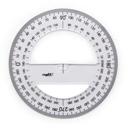 TRANSFERIDOR MAX PREMIUM 360º CRISTAL 15CM BLISTER