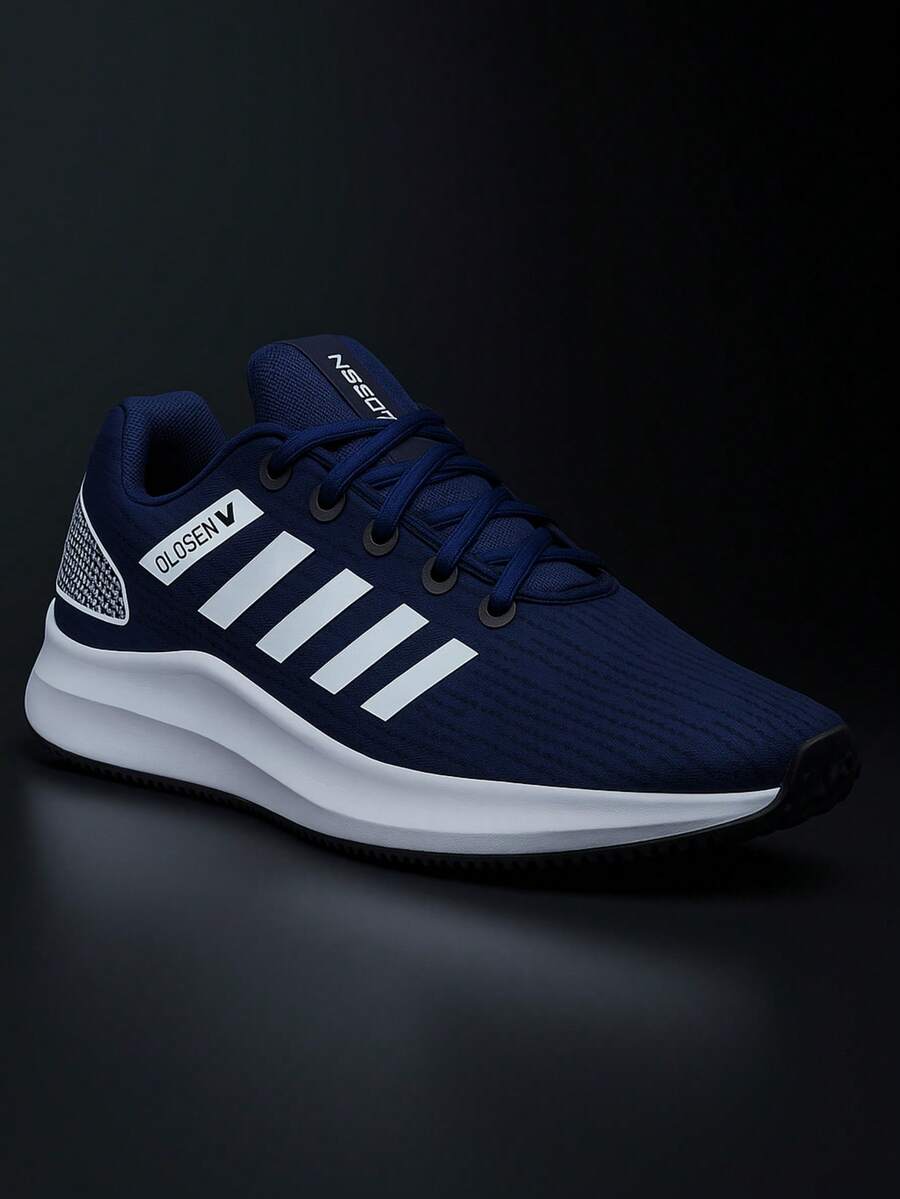 Cheap Men's Women's Casual Sports Shoes Comfortable Soft Gym Shoes Everyday Outdoor Gym And Fitness Shoes - 藏蓝色 - 查看 1