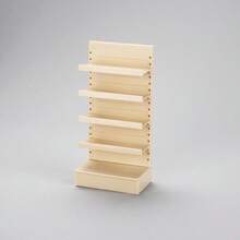 1pc Mini Shelf Rack Miniature Display Stand Dollhouse Furniture Accessory, DIY Simulation Play House Toy, Mini Flower Pot Rack Simulation Kitchen Cabinet Cake Display Decor, Party Favor Gift - Multicolor - View 14