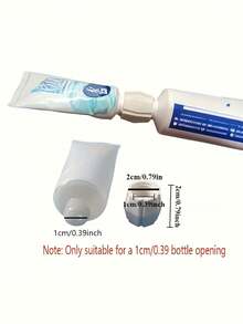 8pcs Plastic Toothpaste Tubes & Face Wash Refillable Bottles, Convenient For Travel, With Bottle Caps And Refill Bottles, Ideal For Home Use, Easy To Refill Toothpaste And Face Wash, Essential For Flights And Vacations - Multicolor - View 2