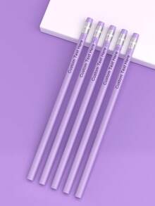 6/12/30/60/120/240 Pcs Customized Engraved Name & Logo Pencils | Pastel Color HB Wooden Pencils With Erasers | Personalized Student Birthday, Christmas, Wedding, Bridal Shower Gifts | Bulk Classroom, Office, Art Supplies (Back To School/Valentine's Day/Corporate Gifts) School Supplies (Textbook Marking/Homework Writing/Exam Filling) | Teacher's Day Gifts + Nurse Medical Records + Wedding Guest Favors | Student Exclusive