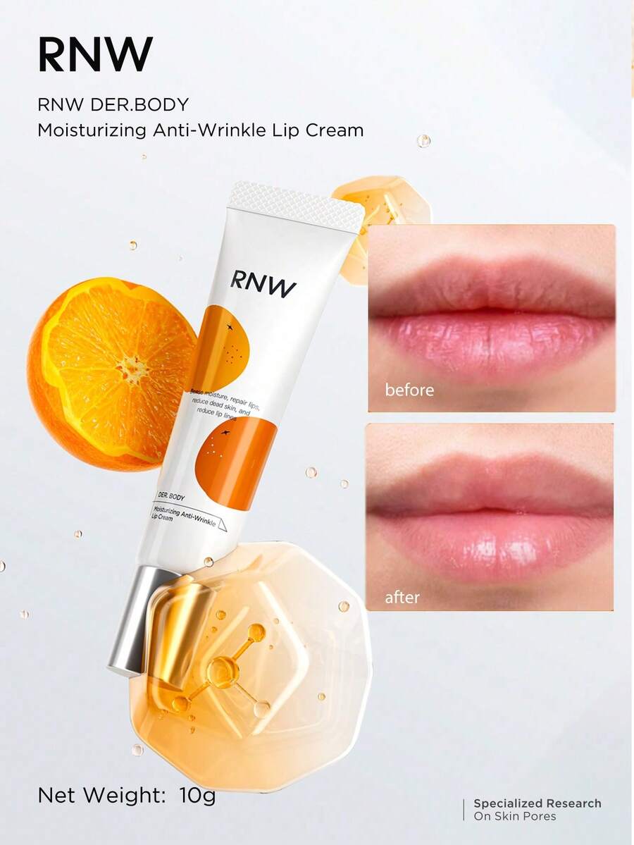RNW Moisturizing Anti-Wrinkle Lip Cream 10g - Orange - View 1