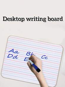 2/6/10pcs Small Lined White Board Sheets For Students 8.85"X11.8" Dry Erase Board Sheets With Lines Ruled Writing Whiteboard Sheets Homeschool Supplies Teacher Classroom Pack Of