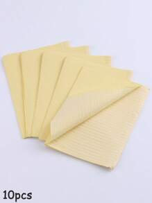 Disposable Pink Nail Art Table Mat 3 Lays Waterproof Clean Paper Foldable Multifunction Beauty Tattoo Dental Drapes Waterproof Tablecloth Cleaning Manicure Napkins Manicure Supplies