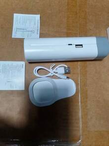 1 盏白色学生灯，适合家庭办公室，便携式小灯，带 3 种照明模式，电池供电可充电灯，儿童阅读、学习、宿舍，白色