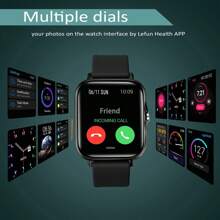 Eytlptoc Multifunctional Smart Watch - (Answer/Dial Calls), Multiple Sports Modes, Remote Camera, Music Playback Control, Alarm Clock, Call & Message Notification, Wireless Connection Compatible With Smartphones, Fashionable Wearable Watch For Men And Women!