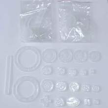 22pcs/Set, Multi-Purpose Ruler, Transparent Magic Template, Create Stunning Spiral Charts, Draw All Kinds Of Patterns You Want, Multi-Purpose Geometric Drawing Ruler, Magic Drawing Set - Multicolor - View 6