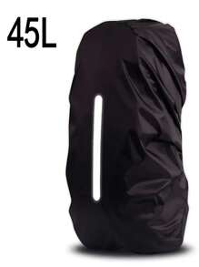 Capa de Chuva para Mochila 15-70L, Capa de Proteção Dobrável e À Prova d'Água para Mochila de Viagem, com Faixa Refletiva, para Acampamento, Caminhada e Montanhismo Ao Ar Livre