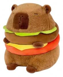 Peluche Capibara Hambuerguesa - Café integral - Ver 2