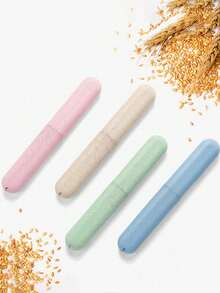 4/2/1pc Travel Toothbrush Case, Plastic Toothbrush Storage Box,Portable Breathable Toothbrush Holder, Holder Toothbrush Travel Containers For Trip Home Camping School Dust-Proof And Sanitary - Toothbrush Storage Box - View 8