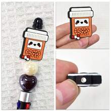 48 件/套医疗系列牙齿听诊器护士制服图案焦点珠组合产品适用于 DIY 项链手链耳环钥匙链笔装饰配件，不含笔 - 彩色 - 查看 4