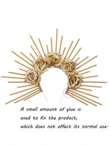 1 Piece Of Women's Crown Headband, Goddess Headband, Sun Headband (With Six Styles To Choose From) Suitable For Parties, Photography, Role-Playing, Festivals, Royal Streetwear, Photography Stage Performances, Cosplay Props, Halloween