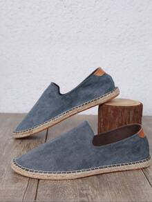 休闲时尚乐福鞋，2025耐穿透气编织渔夫鞋，防水防滑帆布鞋，轻便一脚蹬懒人鞋，传统北京布鞋（此款鞋头较窄，建议脚宽的顾客订购大一码，麻绳鞋底比较硬，手工鞋做工比较粗糙） - 查看 4