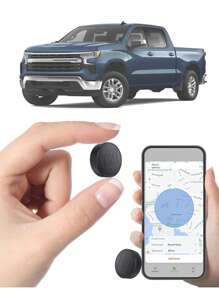 带强磁铁的GPS追踪器，车辆追踪防丢防盗设备，迷你便携式精准GPS定位器（支持2G SIM卡）