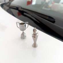 锌合金桌面装饰收藏品，奖杯模型/欧洲杯、国王杯、各类体育赛事奖杯、书挡装饰摆件，适合生日、旅游纪念品、毕业典礼、主题派对 - 彩色 - 查看 12