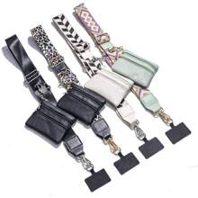 1 Set Of Mobile Phone Straps, Zippered Coin Purse, Cross-Body Mobile Phone Strap, Zippered Wallet, Mobile Phone Crossbody Or Wrist Strap, Perfect Outdoor Companion, Unisex, Beautiful And Comfortable, Adjustable, Can Be Freely Combined, Christmas, Christmas, Day, Mother's Day, Birthday Party Gifts Gifts For Mother, Family, Friends, Birthday, Holiday Phone Charm, Phone Chain