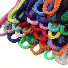 5yards/Lot 1.5mm Strong Round Elastic Ribbon Sewing Elastic Band Fiat Rubber Band For Waist Band Stretch Rope DIY Mask Lanyard