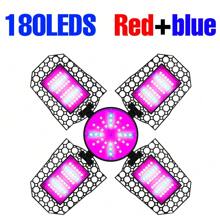 全光谱 LED 植物生长灯 E27/E26 红蓝 3/4/5 可折叠风扇叶片可调节面板室内 AC100-277V 种植补光灯可变形紫外线红外线温室帐篷水培生长箱阳光蔬菜花卉盆景栽培灯灯泡盆栽苔藓多肉水果播种照明 108/126/144/180/210/240/216/252/288Leds