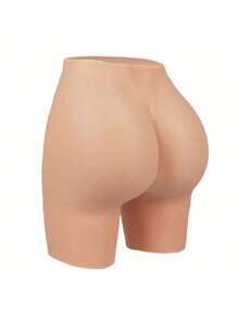 Butt And Hip Enhancing Silicone Panty, Natural Looking Unisex Thickened Sexy Padded Buttock Underwear, Faux Butt Shaping Tights, Crotch-Less Shorts, Seamless Silicone Shapewear Faux Panty